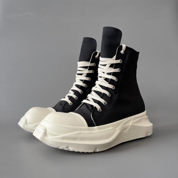 repliche,replica,perfette,siti di,affidabili,migliori siti,dove comprare,1:1,scarpe da ginnastica Rick Owens DRKSHDW Classic Canvas Platform Lace-up (3XVLR)