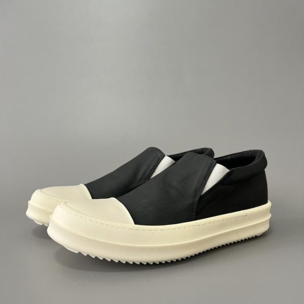 repliche,replica,perfette,siti di,affidabili,migliori siti,dove comprare,1:1,scarpe da ginnastica Scarpe slip-on in tessuto cerato RickOwens DRKSHDW (MZV8T)