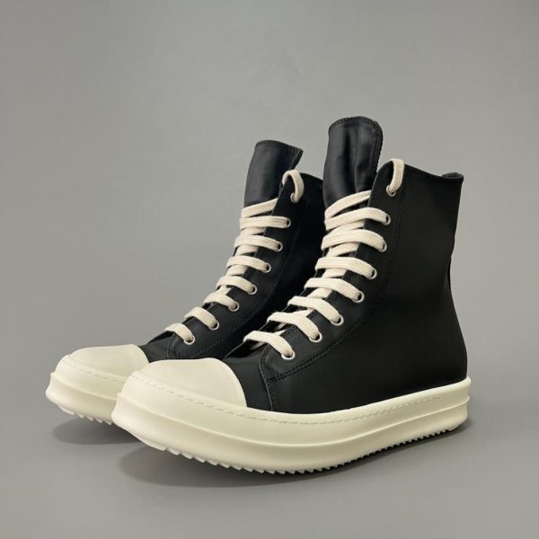 repliche,replica,perfette,siti di,affidabili,migliori siti,dove comprare,1:1,scarpe da ginnastica RickOwens DRKSHDW Converse alte con lacci in tessuto anticato (Z1U1W)