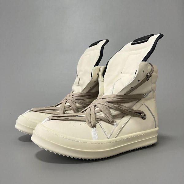 repliche,replica,perfette,siti di,affidabili,migliori siti,dove comprare,1:1,scarpe da ginnastica RickOwens Triangolo invertito con rilegatura completamente bianca (B5N6J)