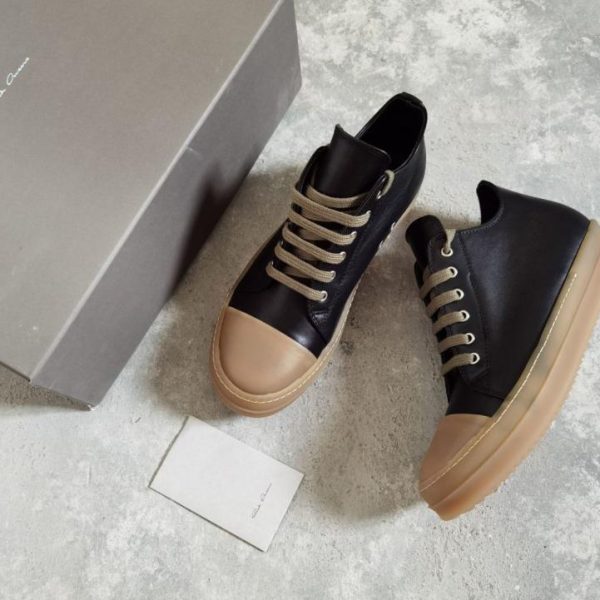 repliche,replica,perfette,siti di,affidabili,migliori siti,dove comprare,1:1,scarpe da ginnastica Sneakers Converse basse in pelle Rick Owens con suola a mandorla (41912)