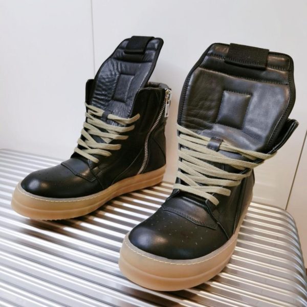 repliche,replica,perfette,siti di,affidabili,migliori siti,dove comprare,1:1,scarpe da ginnastica Rick Owens Triangolo invertito nero (071GC)