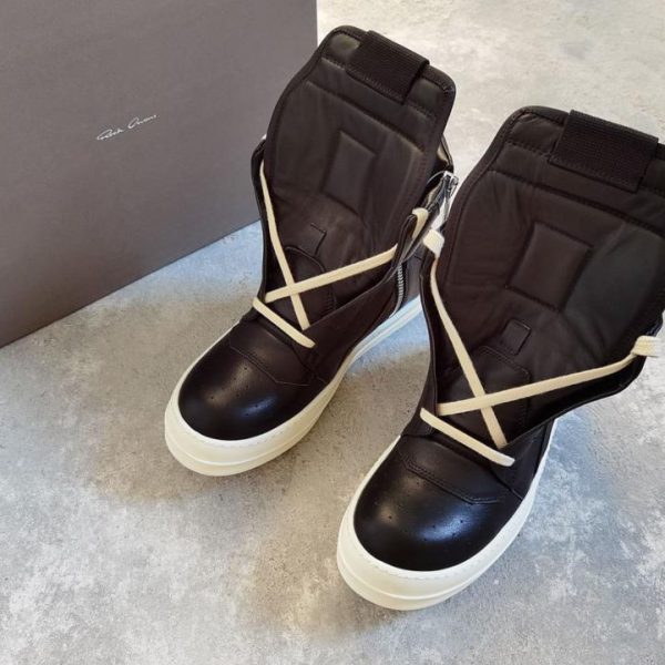 repliche,replica,perfette,siti di,affidabili,migliori siti,dove comprare,1:1,scarpe da ginnastica RickOwens Triangolo invertito nero (87QWK)