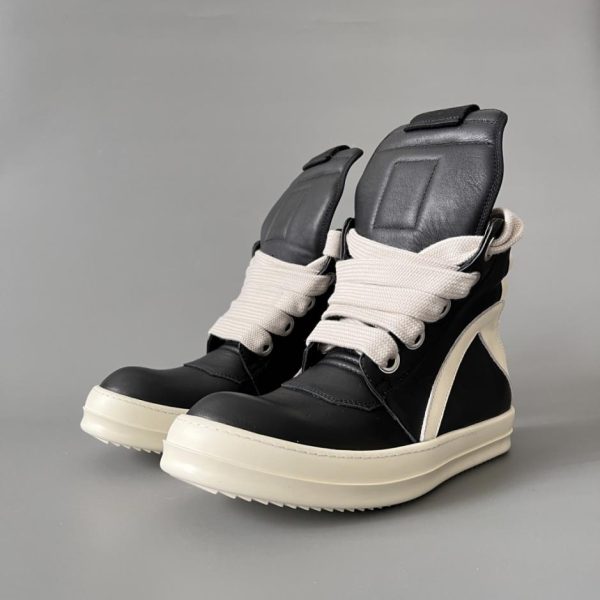 repliche,replica,perfette,siti di,affidabili,migliori siti,dove comprare,1:1,scarpe da ginnastica RickOwens Triangolo invertito bianco e nero a pori grossi (S5CZT)