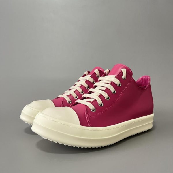 repliche,replica,perfette,siti di,affidabili,migliori siti,dove comprare,1:1,scarpe da ginnastica Rick Owens Converse basse con lacci rosa (KIFKE)