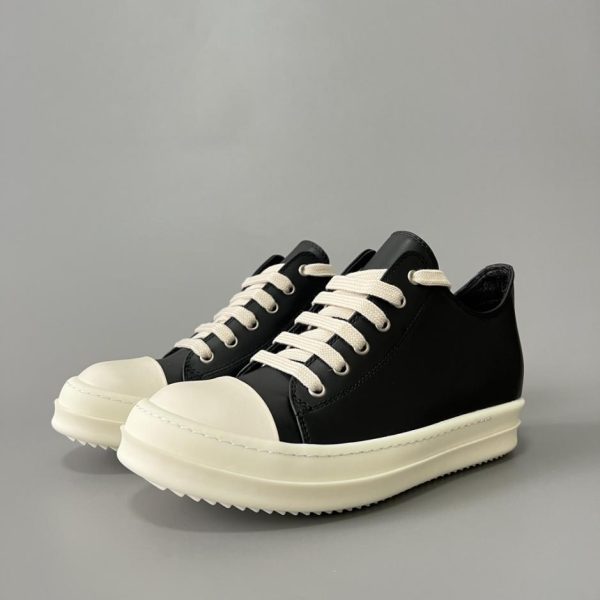 repliche,replica,perfette,siti di,affidabili,migliori siti,dove comprare,1:1,scarpe da ginnastica Rick Owens Converse basse in pelle con lacci (V0KFW)