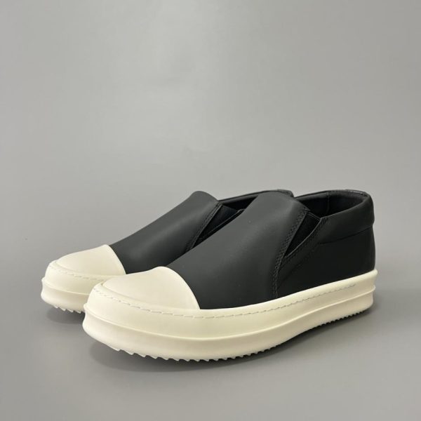 repliche,replica,perfette,siti di,affidabili,migliori siti,dove comprare,1:1,scarpe da ginnastica RickOwens modello slip-on in pelle bianca (JEBF9)