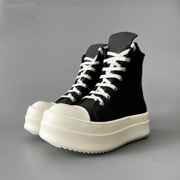 repliche,replica,perfette,siti di,affidabili,migliori siti,dove comprare,1:1,scarpe da ginnastica Rick Owens High-Top Lace-Up Platform Leather (FOAYE)