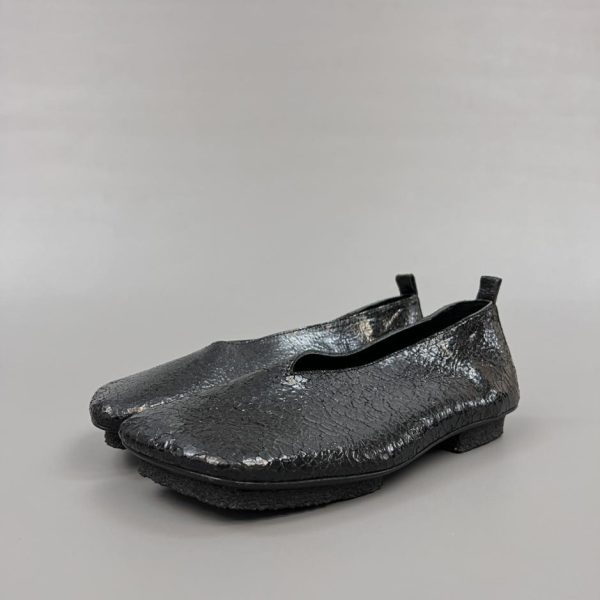 repliche,replica,perfette,siti di,affidabili,migliori siti,dove comprare,1:1,scarpe da ginnastica Scarpe monk in pelle UMA WANG, nere con motivo craquelé (G5AWV)