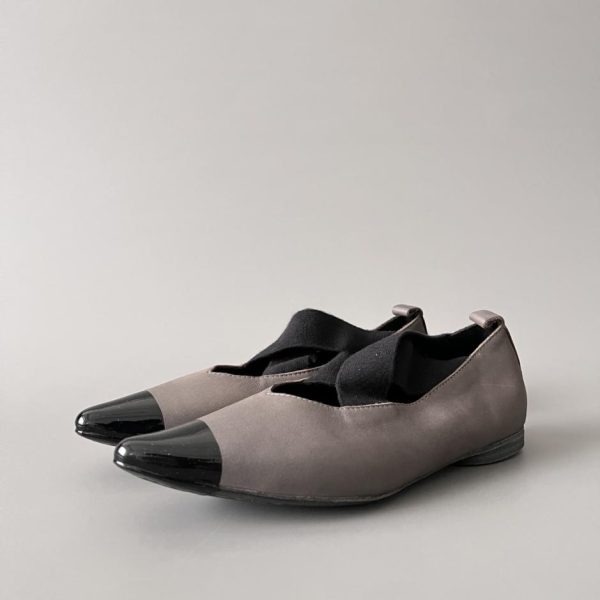 repliche,replica,perfette,siti di,affidabili,migliori siti,dove comprare,1:1,scarpe da ginnastica Scarpe casual con punta a punta in pelle UMA WANG, grigio (7ZTHO)