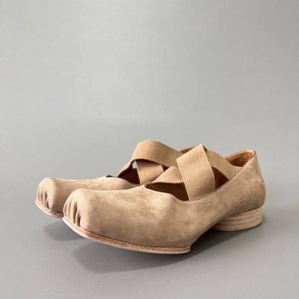 repliche,replica,perfette,siti di,affidabili,migliori siti,dove comprare,1:1,scarpe da ginnastica Ballerine UMA WANG con punta quadrata, colore nude (MW1GL)