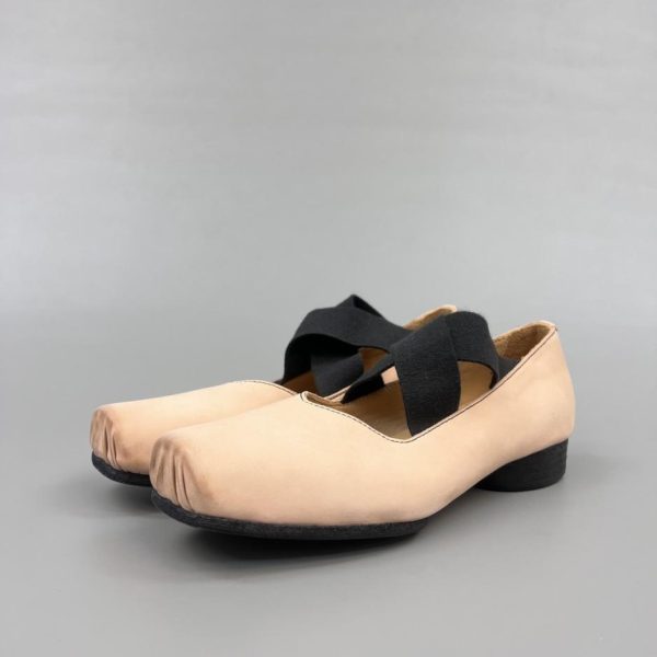 repliche,replica,perfette,siti di,affidabili,migliori siti,dove comprare,1:1,scarpe da ginnastica Ballerine con punta quadrata UMA WANG, color carne (4K4CW)