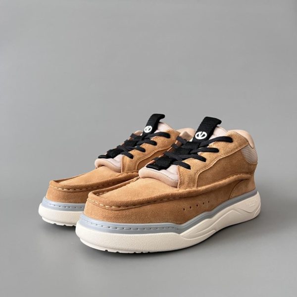 repliche,replica,perfette,siti di,affidabili,migliori siti,dove comprare,1:1,scarpe da ginnastica Scarpe casual basse con punta arrotondata e lacci Valentino da uomo (AO5WL)