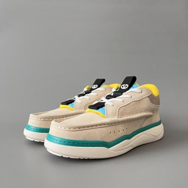 repliche,replica,perfette,siti di,affidabili,migliori siti,dove comprare,1:1,scarpe da ginnastica Scarpe casual basse con punta arrotondata e lacci Valentino da uomo (JWK2L)