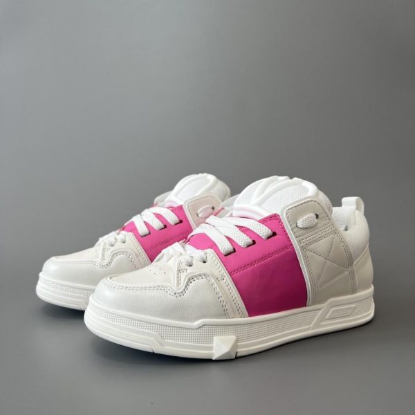 Scarpe Valentino Open Skate bianche e rosse (3V7Q5)