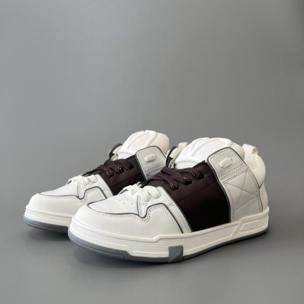 repliche,replica,perfette,siti di,affidabili,migliori siti,dove comprare,1:1,scarpe da ginnastica Mocassini Valentino Open Skate bianchi e rossi (CCMH8)