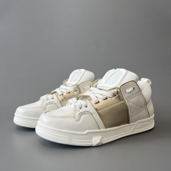 repliche,replica,perfette,siti di,affidabili,migliori siti,dove comprare,1:1,scarpe da ginnastica Scarpe Valentino Open Skate Platinum Bread (1AVSB)