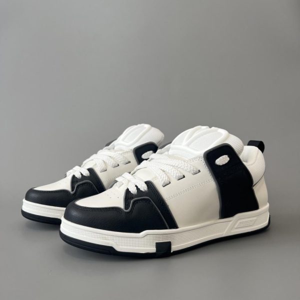 Scarpe imbottite Valentino Open nere, bianche e grigie (FGWMN)
