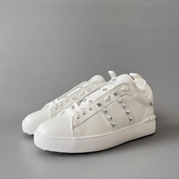 repliche,replica,perfette,siti di,affidabili,migliori siti,dove comprare,1:1,scarpe da ginnastica Valentino Rockstud Untitled Studded Sneakers casual con punta tonda e lacci, stile unisex (GW8OS)