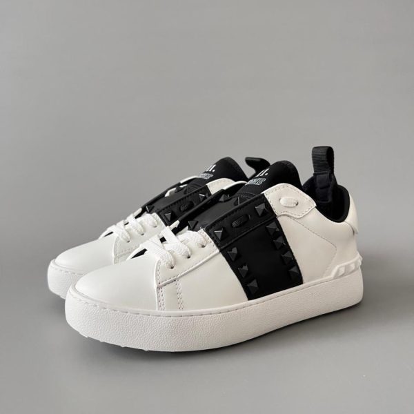 repliche,replica,perfette,siti di,affidabili,migliori siti,dove comprare,1:1,scarpe da ginnastica Valentino Rockstud Untitled Studded Sneakers Casual con Punta Rotonda e Lacci, Unisex (5S23G)
