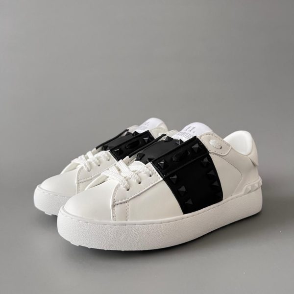 repliche,replica,perfette,siti di,affidabili,migliori siti,dove comprare,1:1,scarpe da ginnastica Valentino Rockstud Untitled Studded Sneakers casual con punta tonda e lacci, stile unisex (7T68A)