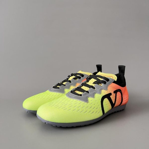 repliche,replica,perfette,siti di,affidabili,migliori siti,dove comprare,1:1,scarpe da ginnastica Scarpe casual basse con lacci e punta tonda in tessuto Valentino Chromathon da donna, verde (8KXFD)