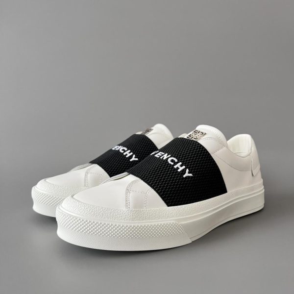repliche,replica,perfette,siti di,affidabili,migliori siti,dove comprare,1:1,scarpe da ginnastica Sneakers da coppia GIVENCHY City COURT, bianche e nere (GQRAG)