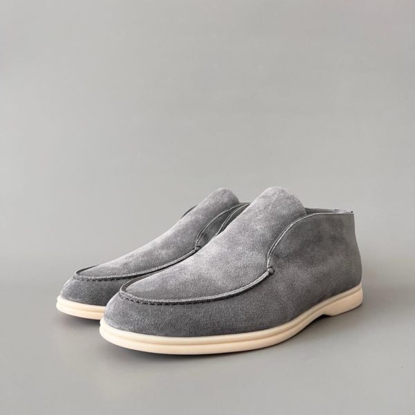 Loro Piana Open Walk Suede Beaver Fur Maniche a punta tonda per uomo (EDT2Y)