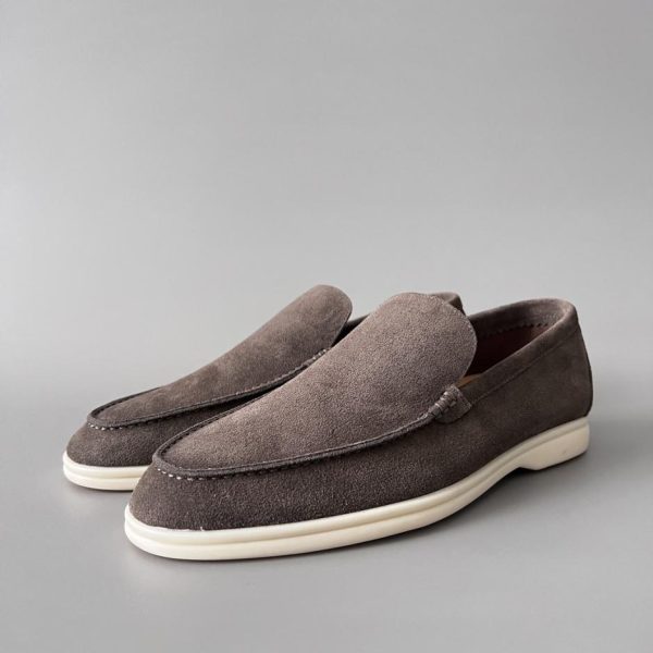 repliche,replica,perfette,siti di,affidabili,migliori siti,dove comprare,1:1,scarpe da ginnastica Mocassini slip-on bassi con punta tonda Loro Piana da uomo (KN3O9)