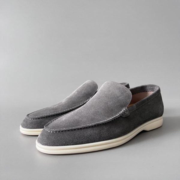 repliche,replica,perfette,siti di,affidabili,migliori siti,dove comprare,1:1,scarpe da ginnastica Mocassini slip-on bassi con punta tonda Loro Piana da uomo (L0LC5)