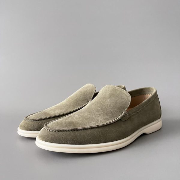 repliche,replica,perfette,siti di,affidabili,migliori siti,dove comprare,1:1,scarpe da ginnastica Mocassini slip-on bassi con punta tonda Loro Piana da uomo (QWKXH)