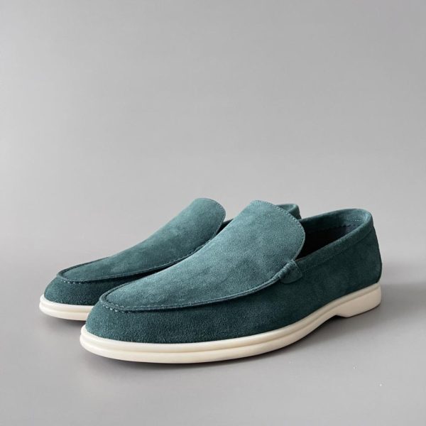 repliche,replica,perfette,siti di,affidabili,migliori siti,dove comprare,1:1,scarpe da ginnastica Mocassini slip-on bassi con punta tonda Loro Piana da uomo (QXW29)