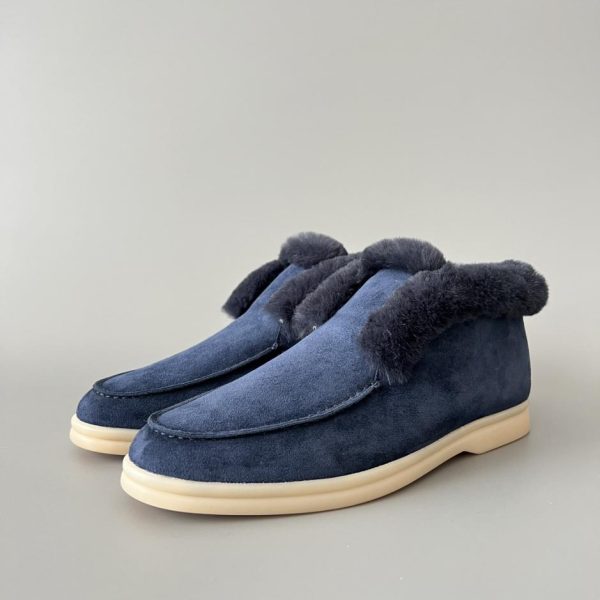 repliche,replica,perfette,siti di,affidabili,migliori siti,dove comprare,1:1,scarpe da ginnastica Mocassini da donna Loro Piana con punta tonda e tacco medio slip-on (ZC2I7)