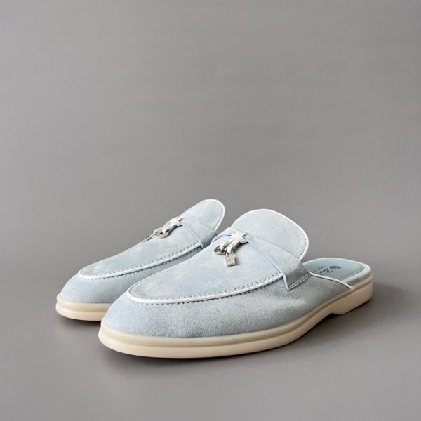 repliche,replica,perfette,siti di,affidabili,migliori siti,dove comprare,1:1,scarpe da ginnastica Loro Piana Round Toe Low-Top Half-Trailer Viola-Rosso e Azzurro (RRE5E)