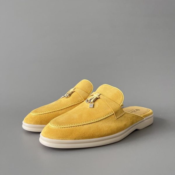 repliche,replica,perfette,siti di,affidabili,migliori siti,dove comprare,1:1,scarpe da ginnastica Loro Piana Round Toe Low-Top Half-Trail Yellow (4JY5Z)