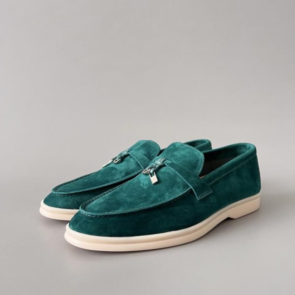 repliche,replica,perfette,siti di,affidabili,migliori siti,dove comprare,1:1,scarpe da ginnastica Mocassini da donna Loro Piana con punta tonda e tacco basso (RTXS3)
