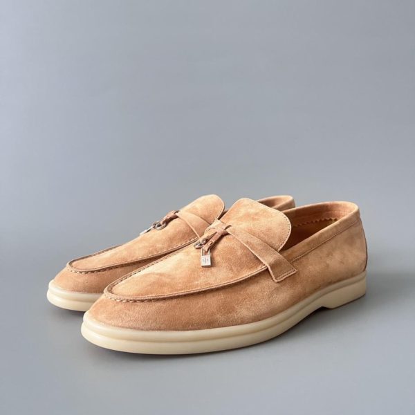 Mocassini da donna Loro Piana con punta tonda e slip-on bassi (1BAUL)