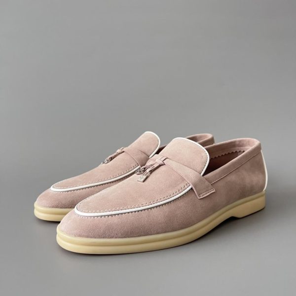 repliche,replica,perfette,siti di,affidabili,migliori siti,dove comprare,1:1,scarpe da ginnastica Mocassini da donna Loro Piana con punta tonda e tacco basso (1DVAV)