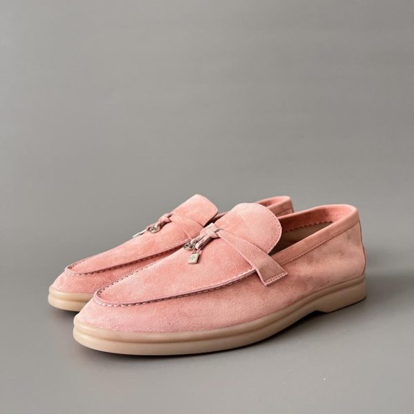 repliche,replica,perfette,siti di,affidabili,migliori siti,dove comprare,1:1,scarpe da ginnastica Mocassini da donna Loro Piana con punta tonda e tacco basso (3AIUZ)
