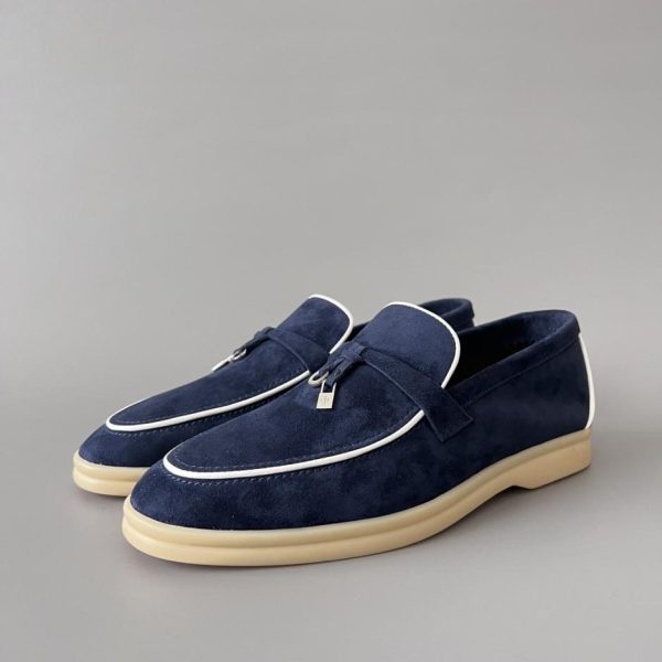 repliche,replica,perfette,siti di,affidabili,migliori siti,dove comprare,1:1,scarpe da ginnastica Mocassini da donna Loro Piana con punta tonda e tacco basso (W5V6N)