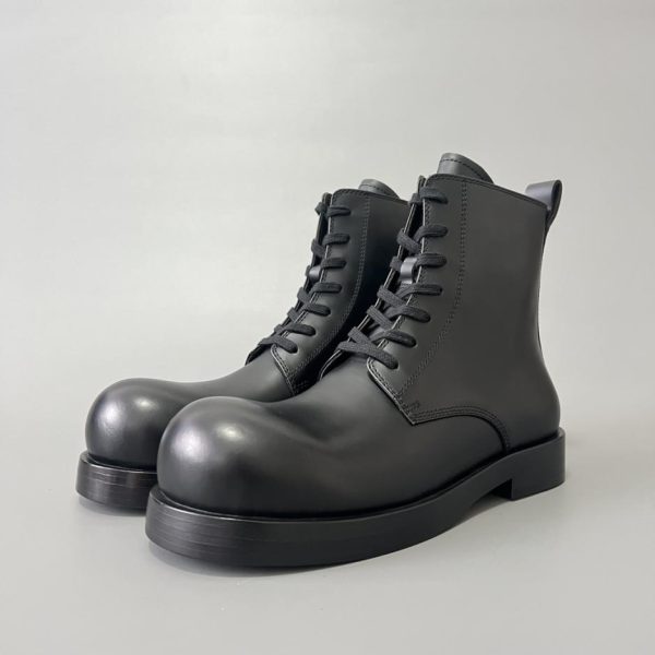 Stivaletti casual in pelle con lacci Bottega Veneta da uomo (taglia 38,46 (LCMDJ))