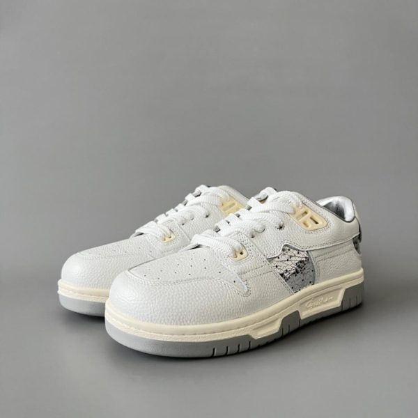 Sneakers basse in pelle Acne Studios, bianche, da donna (979HD)