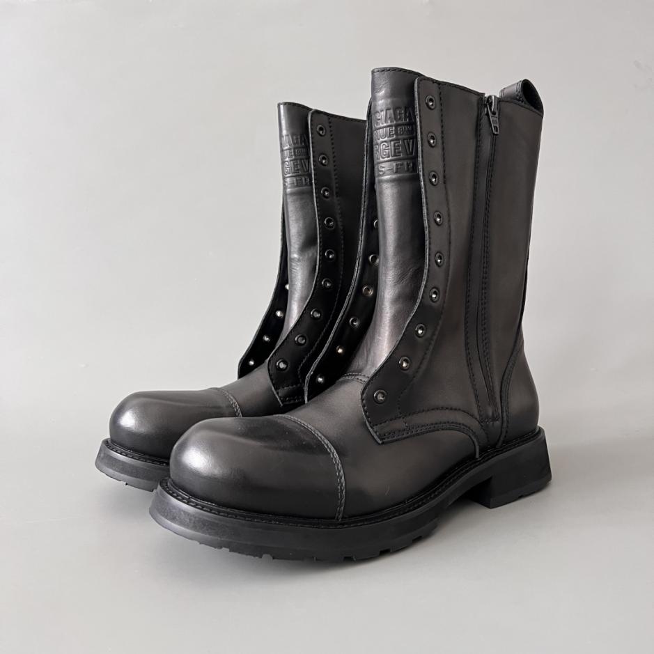 repliche,replica,perfette,siti di,affidabili,migliori siti,dove comprare,1:1,scarpe da ginnastica Stivaletti bassi Balenciaga Truck in pelle con punta tonda e cerniera, neri (B16NB) repliche,replica,perfette,siti di,affidabili,migliori siti,dove comprare,1:1,scarpe da ginnastica Stivaletti bassi Balenciaga Truck in pelle con punta tonda e cerniera, neri (B16NB)