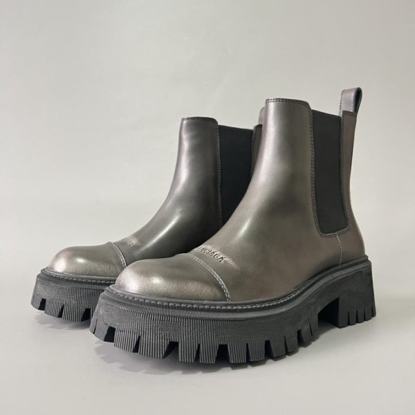 repliche,replica,perfette,siti di,affidabili,migliori siti,dove comprare,1:1,scarpe da ginnastica Stivaletti slip-on Balenciaga Tractor in pelle con plateau (3MX8E)