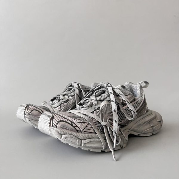 repliche,replica,perfette,siti di,affidabili,migliori siti,dove comprare,1:1,scarpe da ginnastica Scarpe basse Balenciaga 3XL in mesh con lacci e suola spessa e effetto consumato (N1BW0)