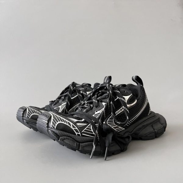 repliche,replica,perfette,siti di,affidabili,migliori siti,dove comprare,1:1,scarpe da ginnastica Scarpe basse Balenciaga 3XL in mesh con lacci e suola spessa e effetto consumato (UIKJM)