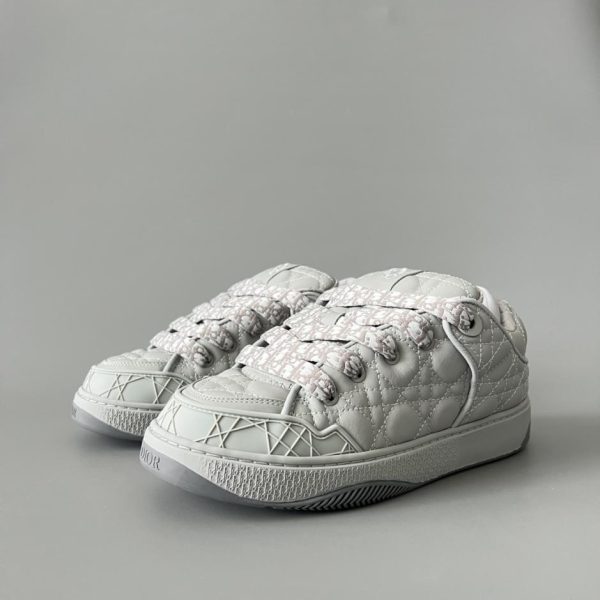 repliche,replica,perfette,siti di,affidabili,migliori siti,dove comprare,1:1,scarpe da ginnastica Sneakers DIOR B9S in pelle con plateau, punta tonda, stringate, basse, da uomo, grigio (Z4ICL)