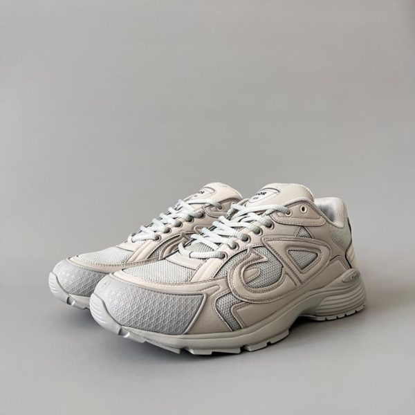 Scarpe casual basse con punta tonda e lacci STONE ISLAND x DIOR in grigio (WR484)
