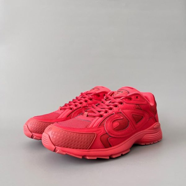 repliche,replica,perfette,siti di,affidabili,migliori siti,dove comprare,1:1,scarpe da ginnastica Scarpe casual basse con punta tonda e lacci STONE ISLAND x DIOR in rosso (D0I8L)
