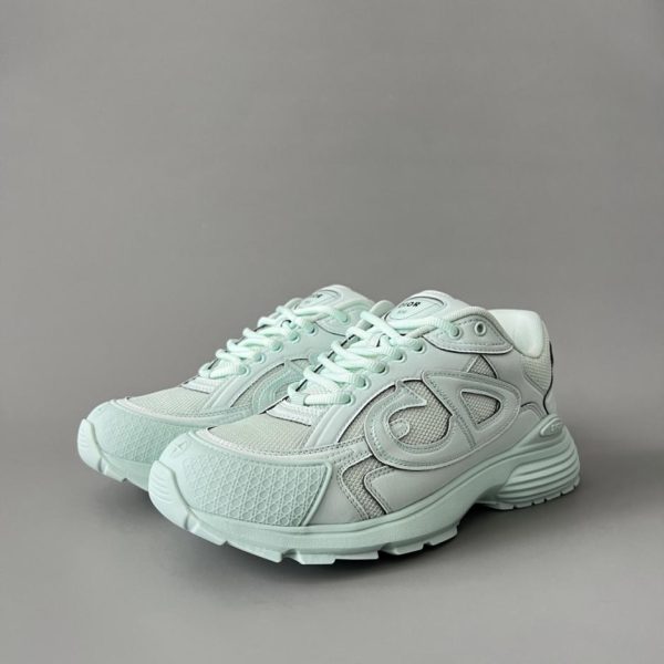Scarpe casual basse con punta tonda e lacci STONE ISLAND x DIOR color Tiffany (2Y87I)